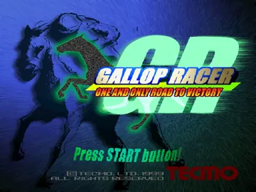 Gallop Racer (JP) screen shot title